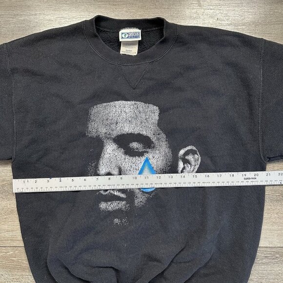 Drake Crewneck Sweatshirt Hip-Hop Size M Discus Athletics Black Retro - Picture 4 of 5